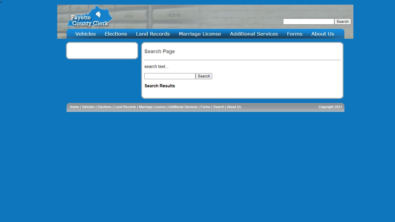 Fayette County Clerk | Lexington, KY | Search Page